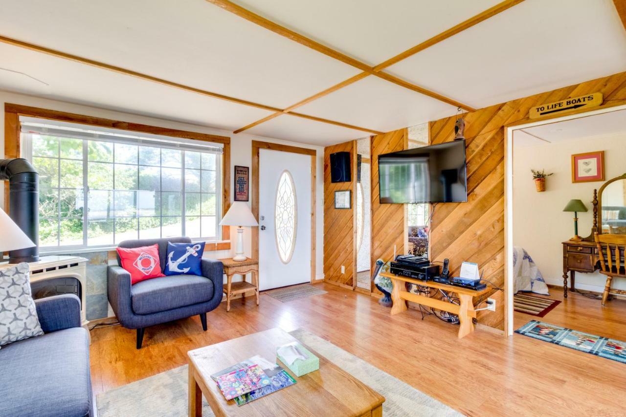 Happy Camp Beachfront Cabin Netarts المظهر الخارجي الصورة