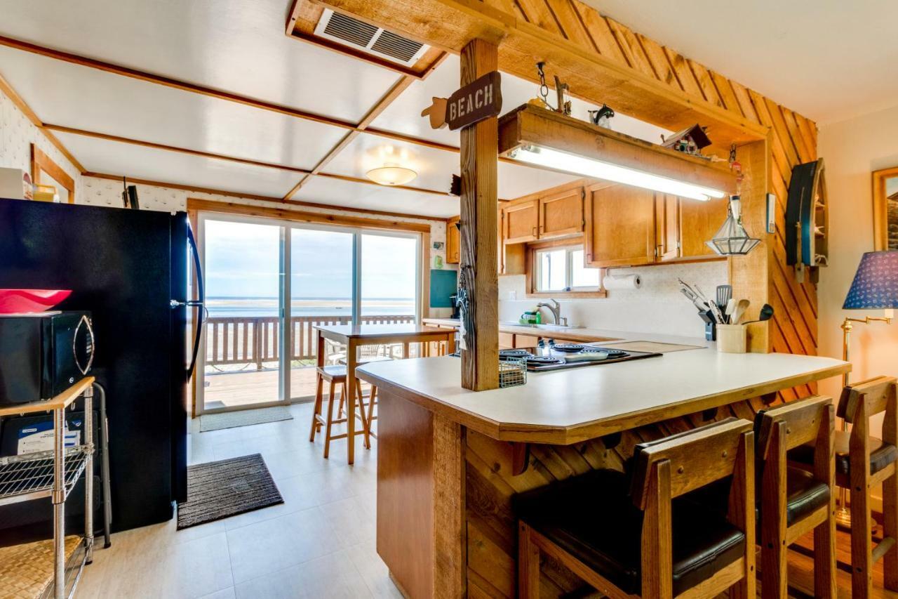 Happy Camp Beachfront Cabin Netarts المظهر الخارجي الصورة
