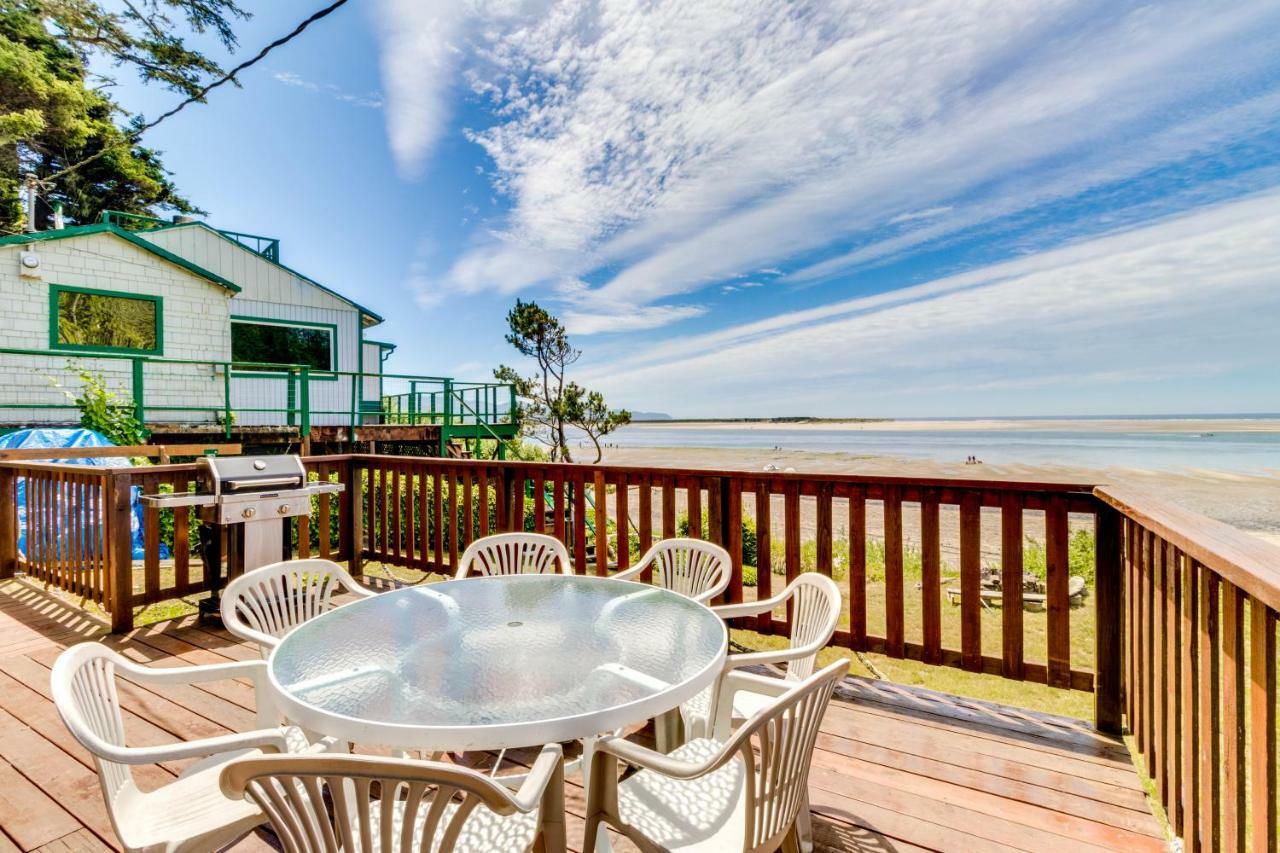 Happy Camp Beachfront Cabin Netarts المظهر الخارجي الصورة